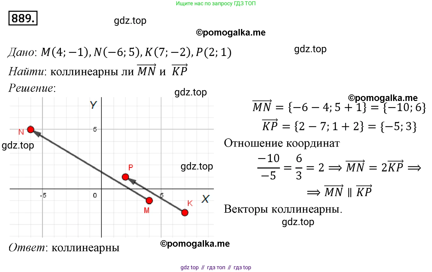 ГДЗ Геометрия, 9 класс Учебник, авторы: Мерзляк Аркадий Григорьевич, Полонский Виталий Борисович, Якир Михаил Семёнович, издательство Просвещение, Москва, 2019, оранжевого цвета, страница 223, номер 889, Решение 4