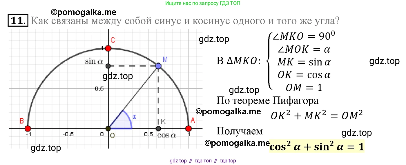 ГДЗ Геометрия, 9 класс Учебник, авторы: Мерзляк Аркадий Григорьевич, Полонский Виталий Борисович, Якир Михаил Семёнович, издательство Просвещение, Москва, 2019, оранжевого цвета, страница 8, номер 11, Решение 4