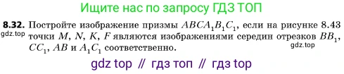 ГДЗ Геометрия, 10 класс Учебник, авторы: Мерзляк Аркадий Григорьевич, Поляков Виталий Михайлович, Номировский Дмитрий Анатольевич, издательство Вентана-граф, Москва, 2017, зелёного цвета, страница 94, номер 8.32, Условие