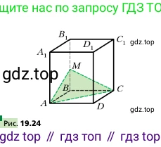 ГДЗ Геометрия, 10 класс Учебник, авторы: Мерзляк Аркадий Григорьевич, Поляков Виталий Михайлович, Номировский Дмитрий Анатольевич, издательство Вентана-граф, Москва, 2017, зелёного цвета, страница 207, номер 19.5, Условие (продолжение 2)