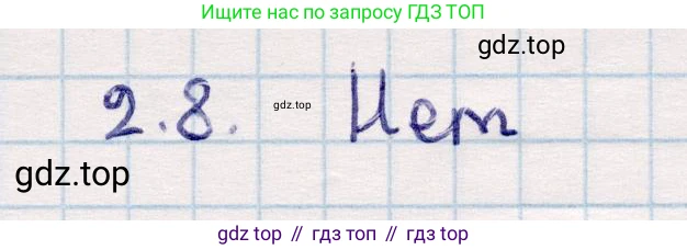 ГДЗ Геометрия, 10 класс Учебник, авторы: Смирнов Виктор Анатольевич, Туяков Есенкельды Алыбаевич, издательство Мектеп, Алматы, 2019, страница 28, номер 2.8, Решение