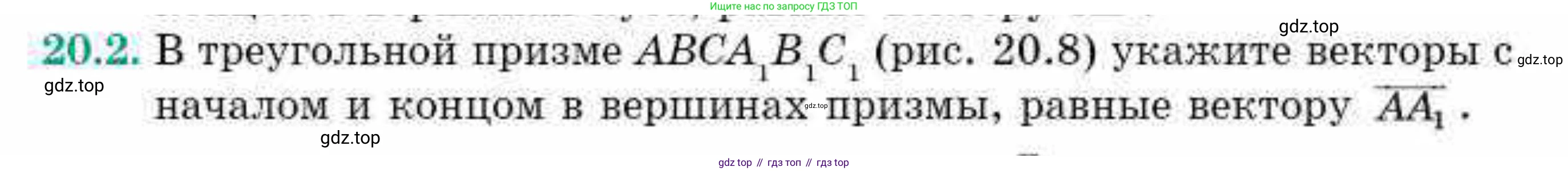 ГДЗ Геометрия, 10 класс Учебник, авторы: Смирнов Виктор Анатольевич, Туяков Есенкельды Алыбаевич, издательство Мектеп, Алматы, 2019, страница 113, номер 20.2, Условие