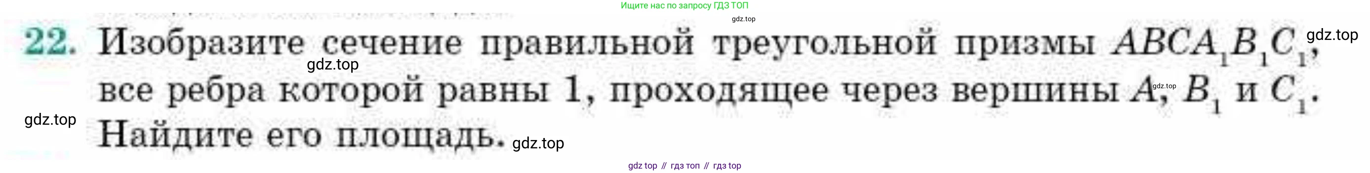 ГДЗ Геометрия, 10 класс Учебник, авторы: Смирнов Виктор Анатольевич, Туяков Есенкельды Алыбаевич, издательство Мектеп, Алматы, 2019, страница 171, номер 22, Условие