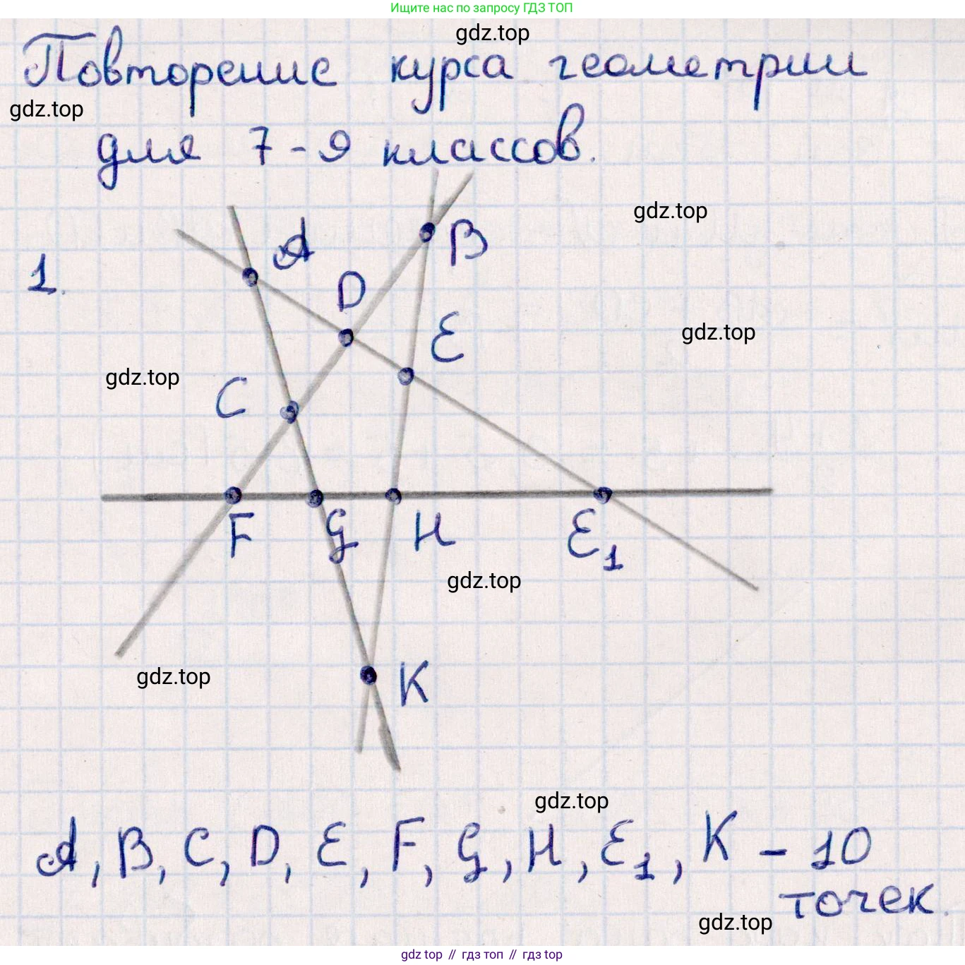 ГДЗ Геометрия, 10 класс Учебник, авторы: Смирнов Виктор Анатольевич, Туяков Есенкельды Алыбаевич, издательство Мектеп, Алматы, 2019, страница 5, номер 1, Решение