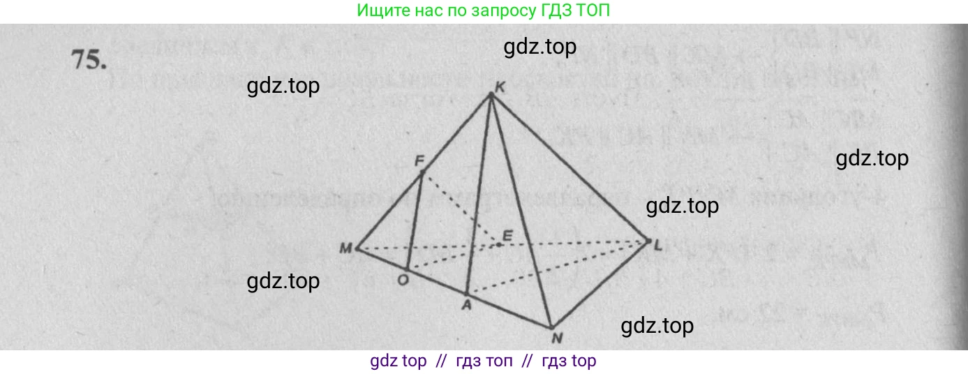 Геометрия, 10-11 класс Учебник, авторы: Атанасян Левон Сергеевич, Бутузов Валентин Фёдорович, Кадомцев Сергей Борисович, Позняк Эдуард Генрихович, Киселёва Людмила Сергеевна, издательство Просвещение, Москва, 2019, коричневого цвета, страница 31, номер 75, Решение 3