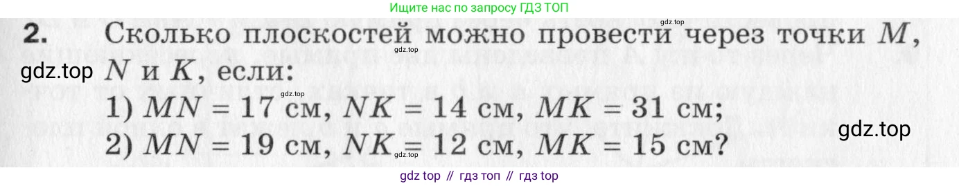 ГДЗ Геометрия, 10 класс Дидактические материалы, авторы: Мерзляк Аркадий Григорьевич, Полонский Виталий Борисович, Рабинович Ефим Михайлович, Якир Михаил Семёнович, издательство Вентана-граф, Москва, 2020, страница 33, номер 2, Условие