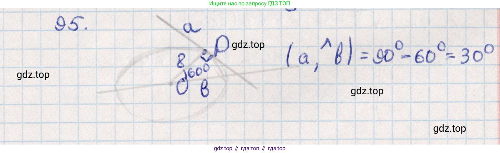 ГДЗ Геометрия, 10 класс Дидактические материалы, авторы: Мерзляк Аркадий Григорьевич, Полонский Виталий Борисович, Рабинович Ефим Михайлович, Якир Михаил Семёнович, издательство Вентана-граф, Москва, 2020, страница 17, номер 95, Решение