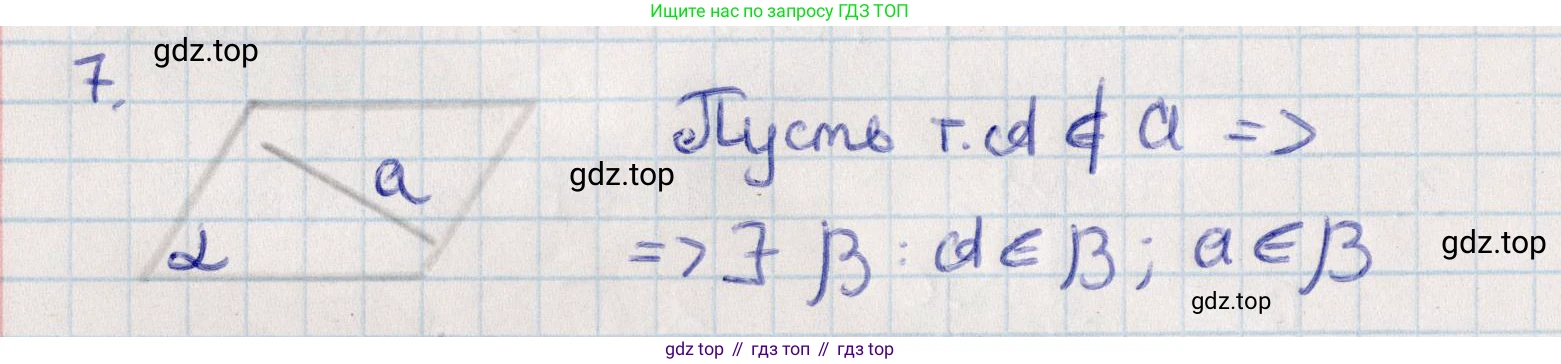 ГДЗ Геометрия, 10 класс Дидактические материалы, авторы: Мерзляк Аркадий Григорьевич, Полонский Виталий Борисович, Рабинович Ефим Михайлович, Якир Михаил Семёнович, издательство Вентана-граф, Москва, 2020, страница 34, номер 7, Решение