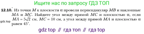 ГДЗ Геометрия, 10 класс Учебник, авторы: Мерзляк Аркадий Григорьевич, Номировский Дмитрий Анатольевич, Полонский Виталий Борисович, Якир Михаил Семёнович, издательство Просвещение, Москва, 2017, оранжевого цвета, страница 115, номер 10, Условие
