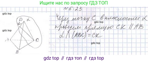 ГДЗ Геометрия, 10 класс Учебник, авторы: Мерзляк Аркадий Григорьевич, Номировский Дмитрий Анатольевич, Полонский Виталий Борисович, Якир Михаил Семёнович, издательство Просвещение, Москва, 2017, оранжевого цвета, страница 48, номер 23, Решение 2