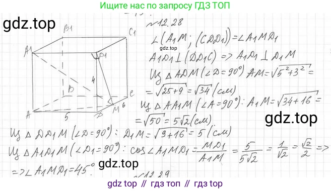 ГДЗ Геометрия, 10 класс Учебник, авторы: Мерзляк Аркадий Григорьевич, Номировский Дмитрий Анатольевич, Полонский Виталий Борисович, Якир Михаил Семёнович, издательство Просвещение, Москва, 2017, оранжевого цвета, страница 117, номер 28, Решение 2