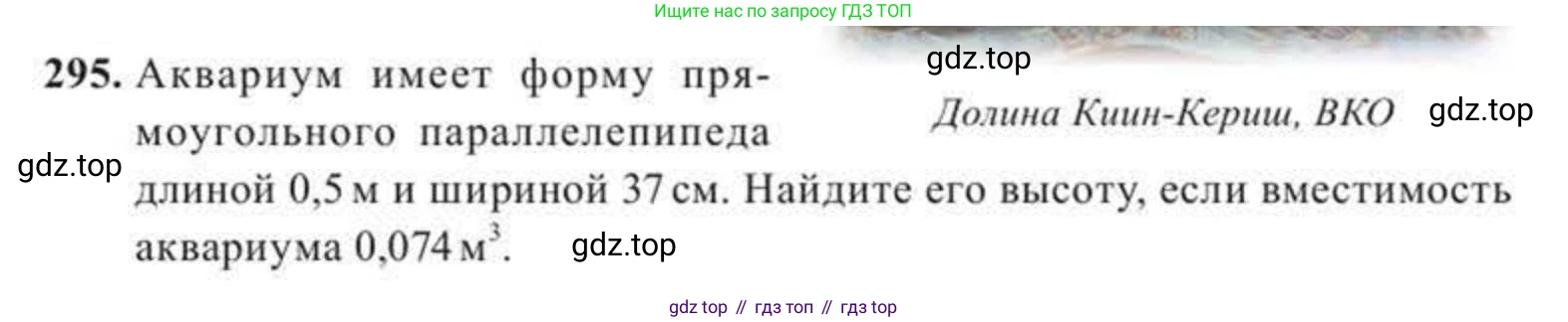 ГДЗ Геометрия, 11 класс Учебник, авторы: Солтан Г Н, Солтан Алла Евгеньевна, Жумадилова Аманбала Жумадиловна, издательство Кокшетау, Алматы, 2020, Часть 2, страница 107, номер 295, Условия