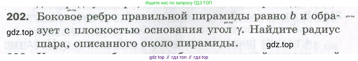 ГДЗ Геометрия, 11 класс Дидактические материалы, авторы: Мерзляк Аркадий Григорьевич, Полонский Виталий Борисович, Рабинович Ефим Михайлович, Якир Михаил Семёнович, издательство Просвещение, Москва, 2021, страница 25, номер 202, Условие 2023