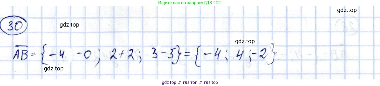 ГДЗ Геометрия, 11 класс Дидактические материалы, авторы: Мерзляк Аркадий Григорьевич, Полонский Виталий Борисович, Рабинович Ефим Михайлович, Якир Михаил Семёнович, издательство Просвещение, Москва, 2021, страница 7, номер 30, Решение