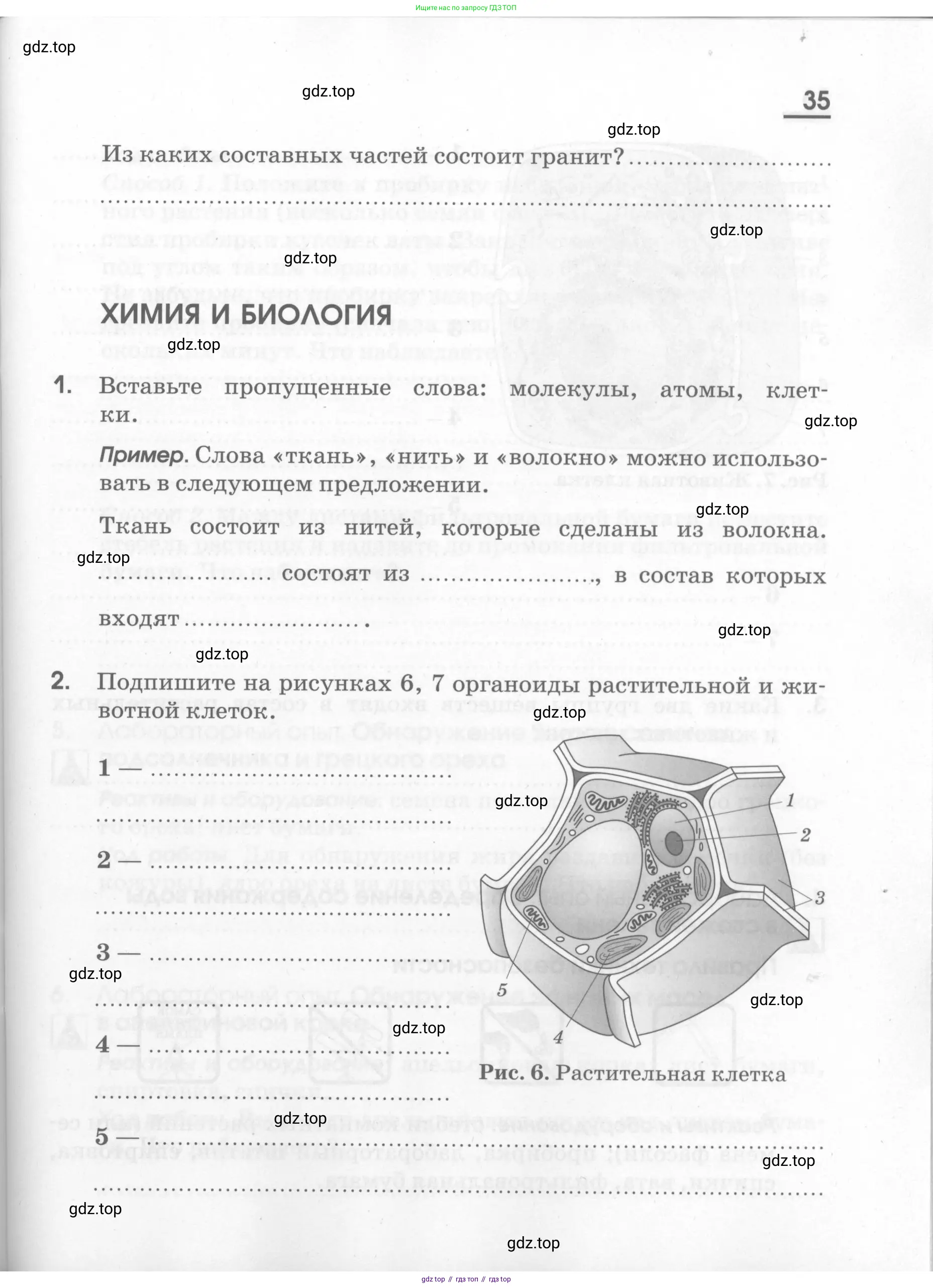 Химия, 7 класс рабочая тетрадь, автор: Габриелян Олег Саргисович, издательство Просвещение, Москва, 2021, страница 35