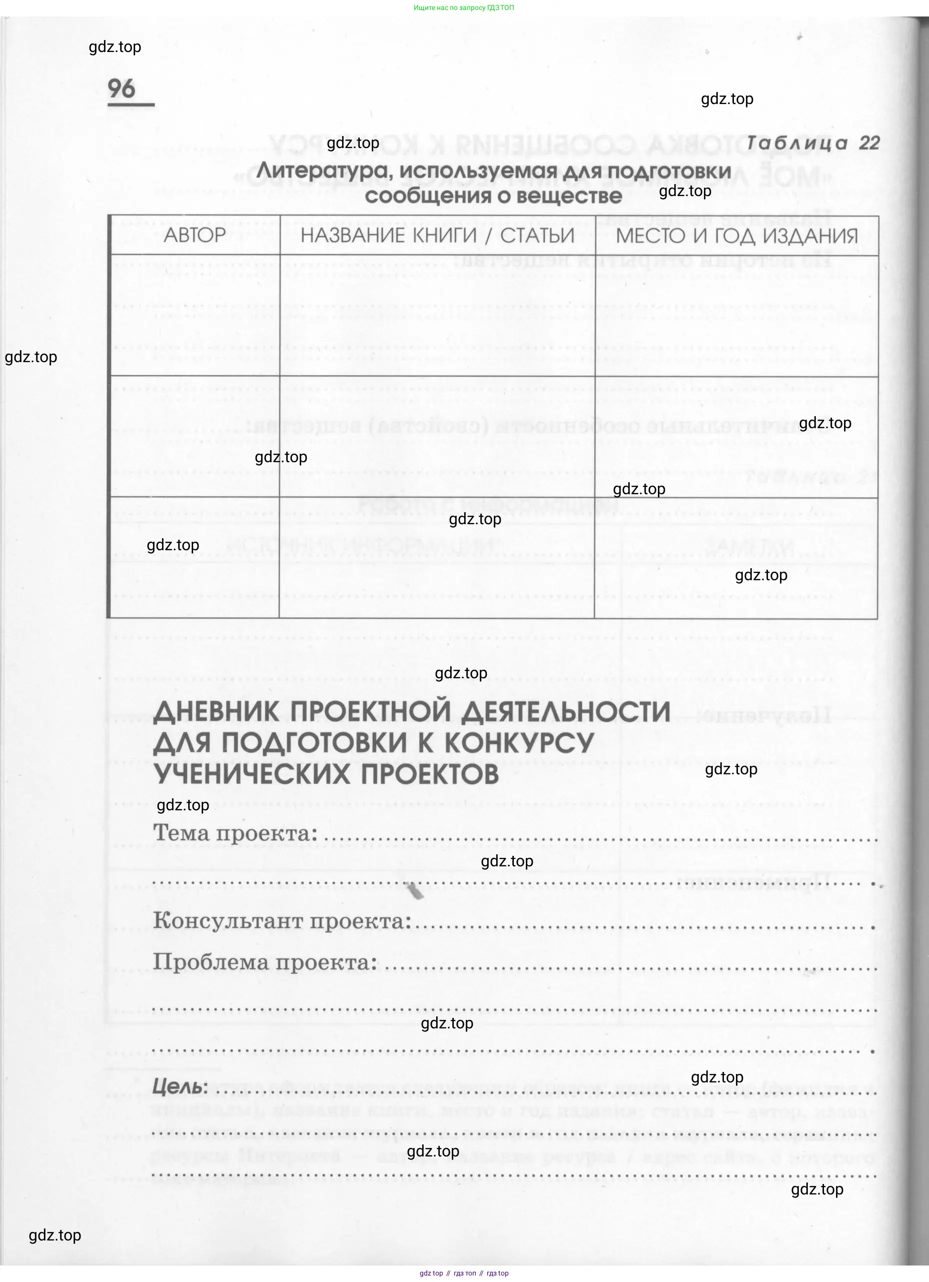 Химия, 7 класс рабочая тетрадь, автор: Габриелян Олег Саргисович, издательство Просвещение, Москва, 2021, страница 96