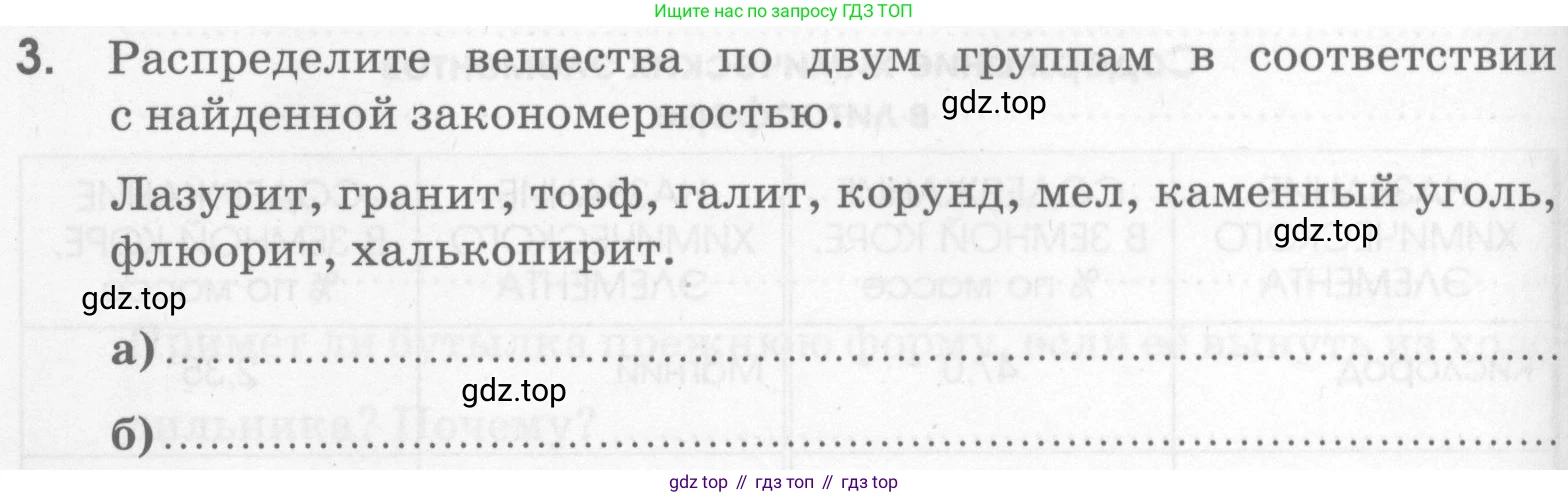 Химия, 7 класс рабочая тетрадь, автор: Габриелян Олег Саргисович, издательство Просвещение, Москва, 2021, страница 34, номер 3, Условие