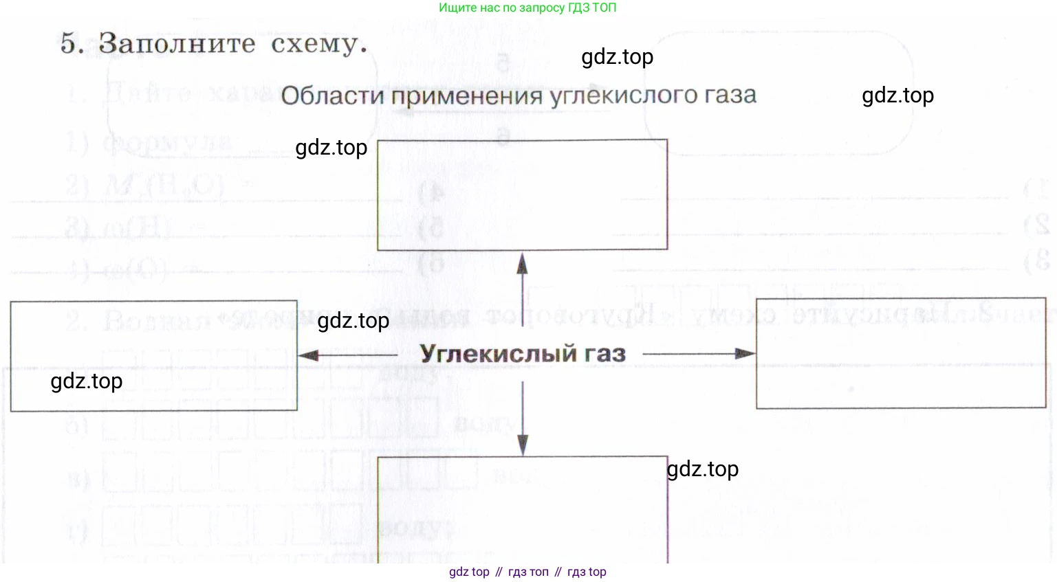 Химия, 7 класс рабочая тетрадь, авторы: Габриелян Олег Саргисович, Сладков Сергей Анатольевич, Остроумов Игорь Геннадьевич, издательство Просвещение, Москва, 2018, белого цвета, страница 66, номер 5, Условие