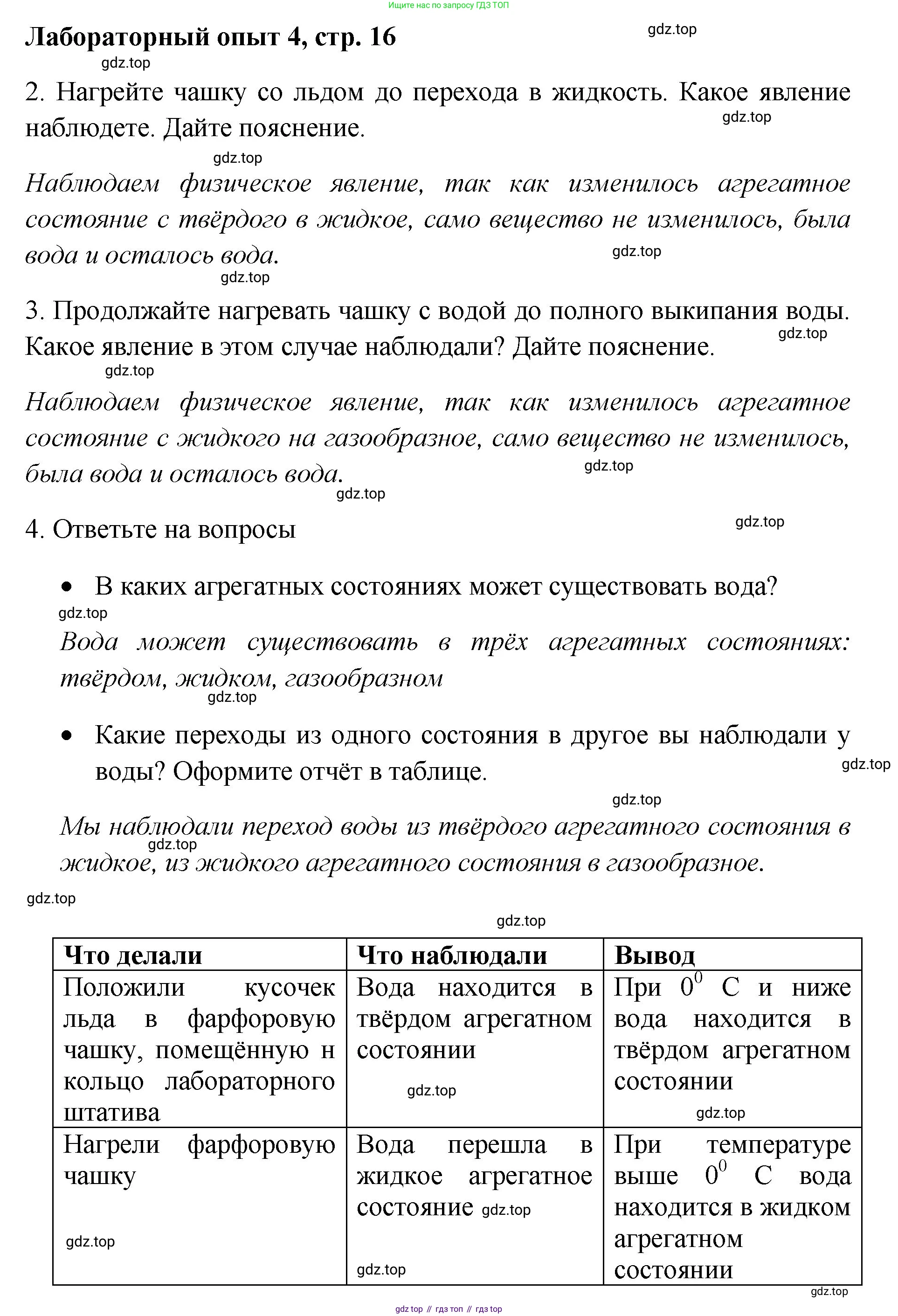 Химия, 7 класс Тетрадь для лабораторных и практических работ, авторы: Габриелян Олег Саргисович, Аксенова Инна Васильевна, Остроумов Игорь Геннадьевич, издательство Просвещение, Москва, 2018, белого цвета, страница 15, Решение