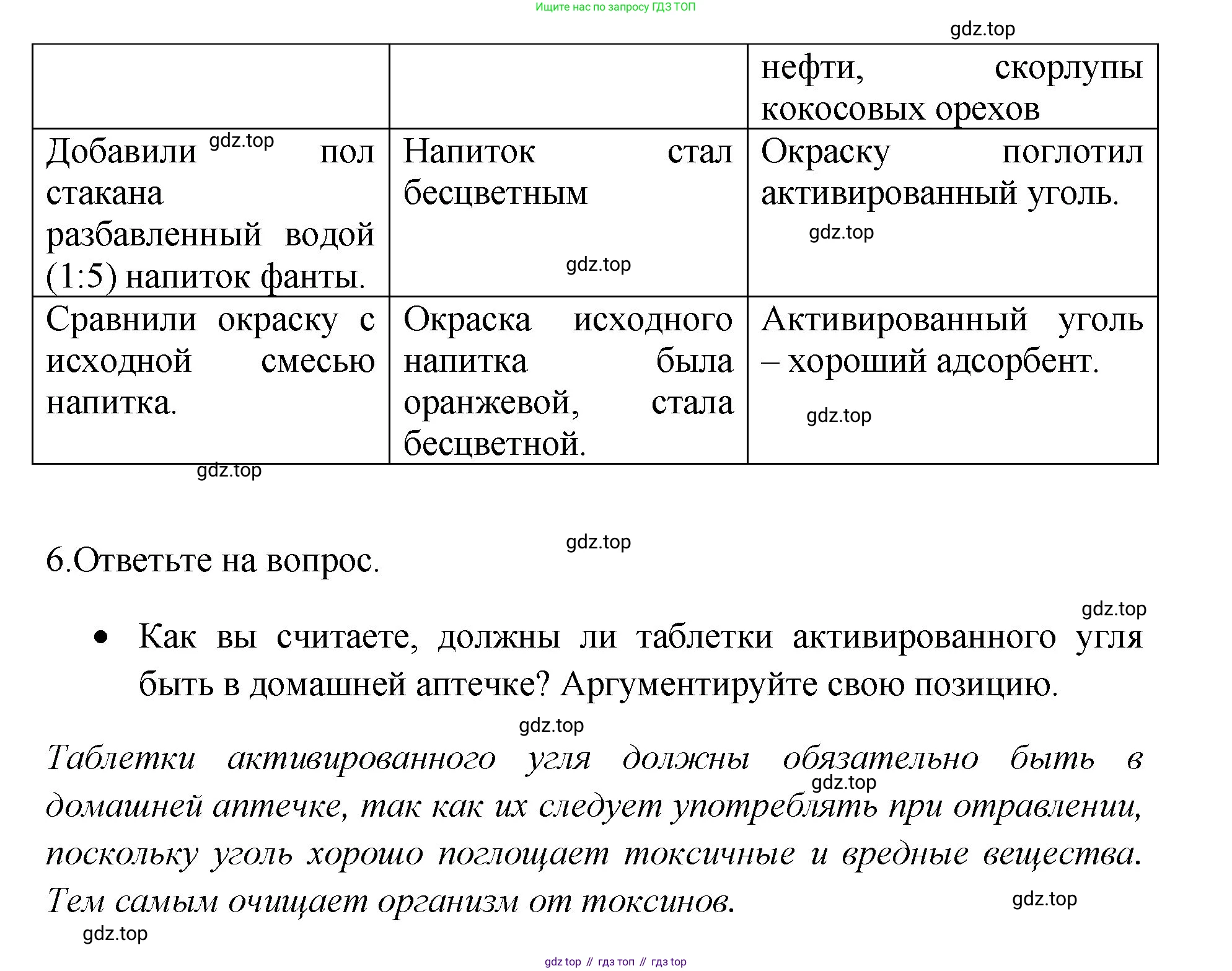 Химия, 7 класс Тетрадь для лабораторных и практических работ, авторы: Габриелян Олег Саргисович, Аксенова Инна Васильевна, Остроумов Игорь Геннадьевич, издательство Просвещение, Москва, 2018, белого цвета, страница 56, Решение (продолжение 2)