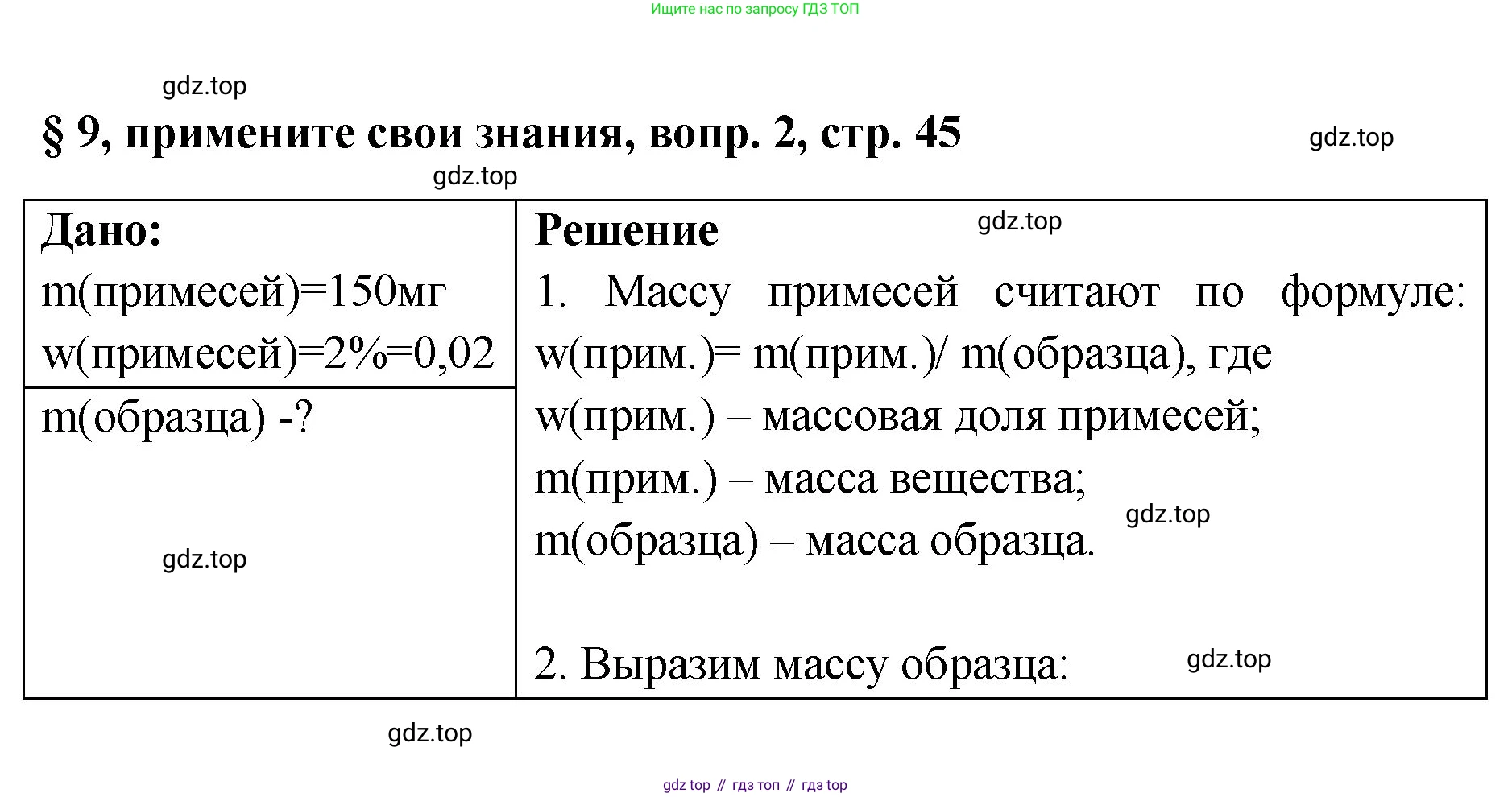 Химия, 7 класс Учебник, авторы: Габриелян Олег Саргисович, Остроумов Игорь Геннадьевич, Сладков Сергей Анатольевич, издательство Просвещение, Москва, 2021, белого цвета, страница 45, номер 2, Решение