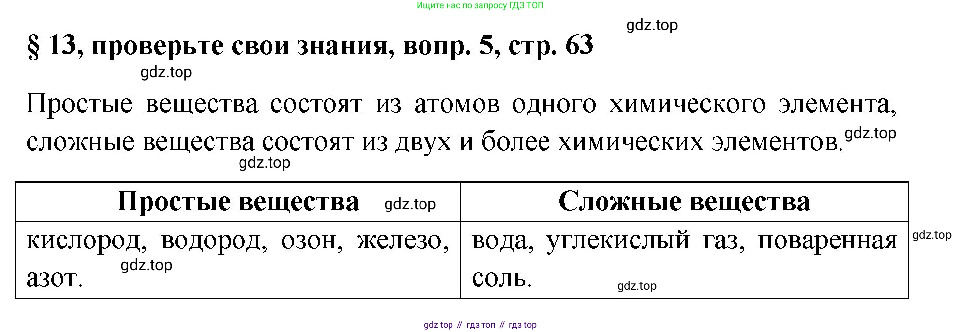 Химия, 7 класс Учебник, авторы: Габриелян Олег Саргисович, Остроумов Игорь Геннадьевич, Сладков Сергей Анатольевич, издательство Просвещение, Москва, 2021, белого цвета, страница 63, номер 5, Решение