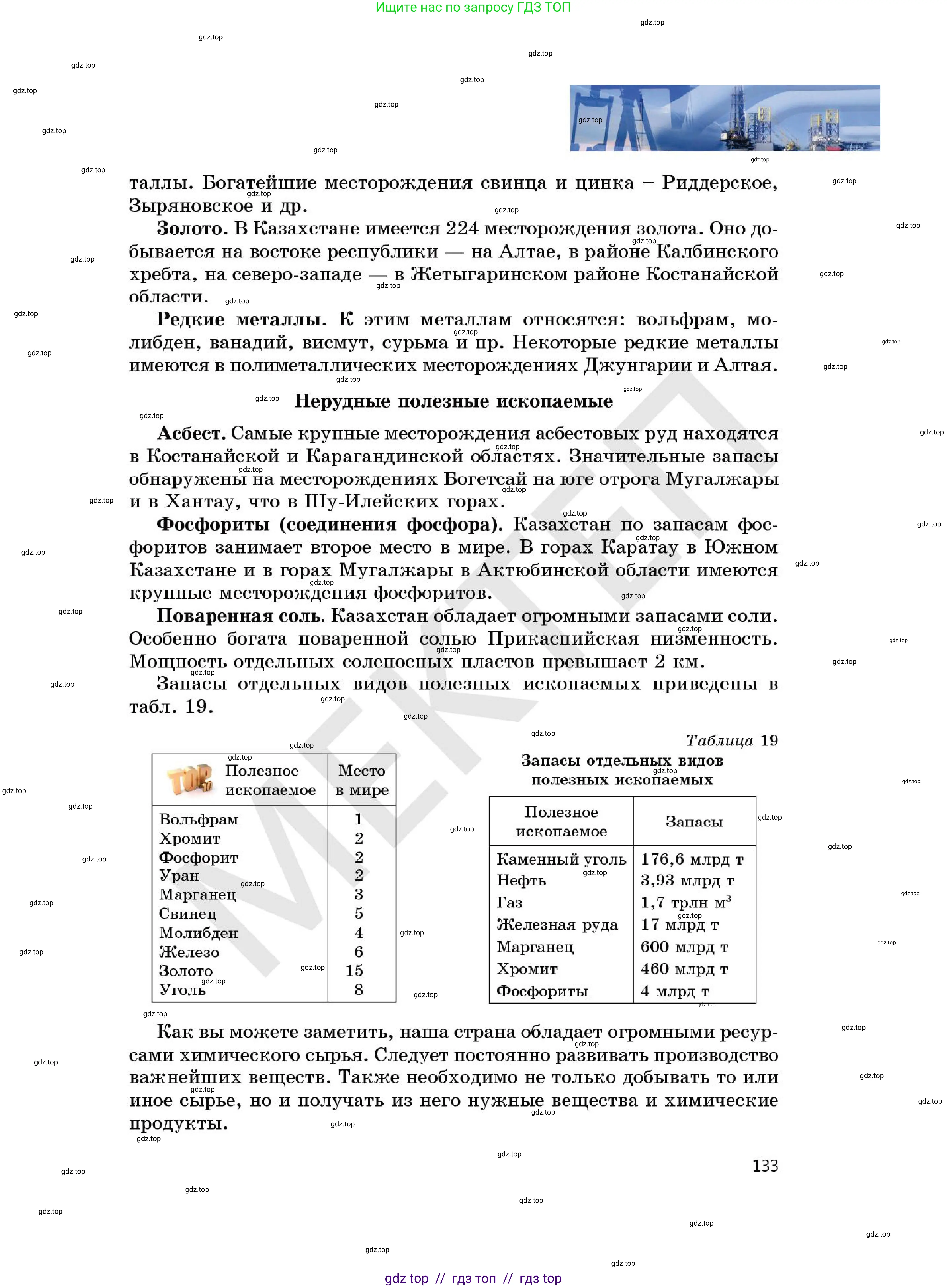 Химия, 7 класс Учебник, авторы: Оспанова Мейрамкуль Кабылбековна, Аухадиева Кырмызы Сейсенбековна, Белоусова Татьяна Геннадьевна, издательство Мектеп, Алматы, 2017, страница 133