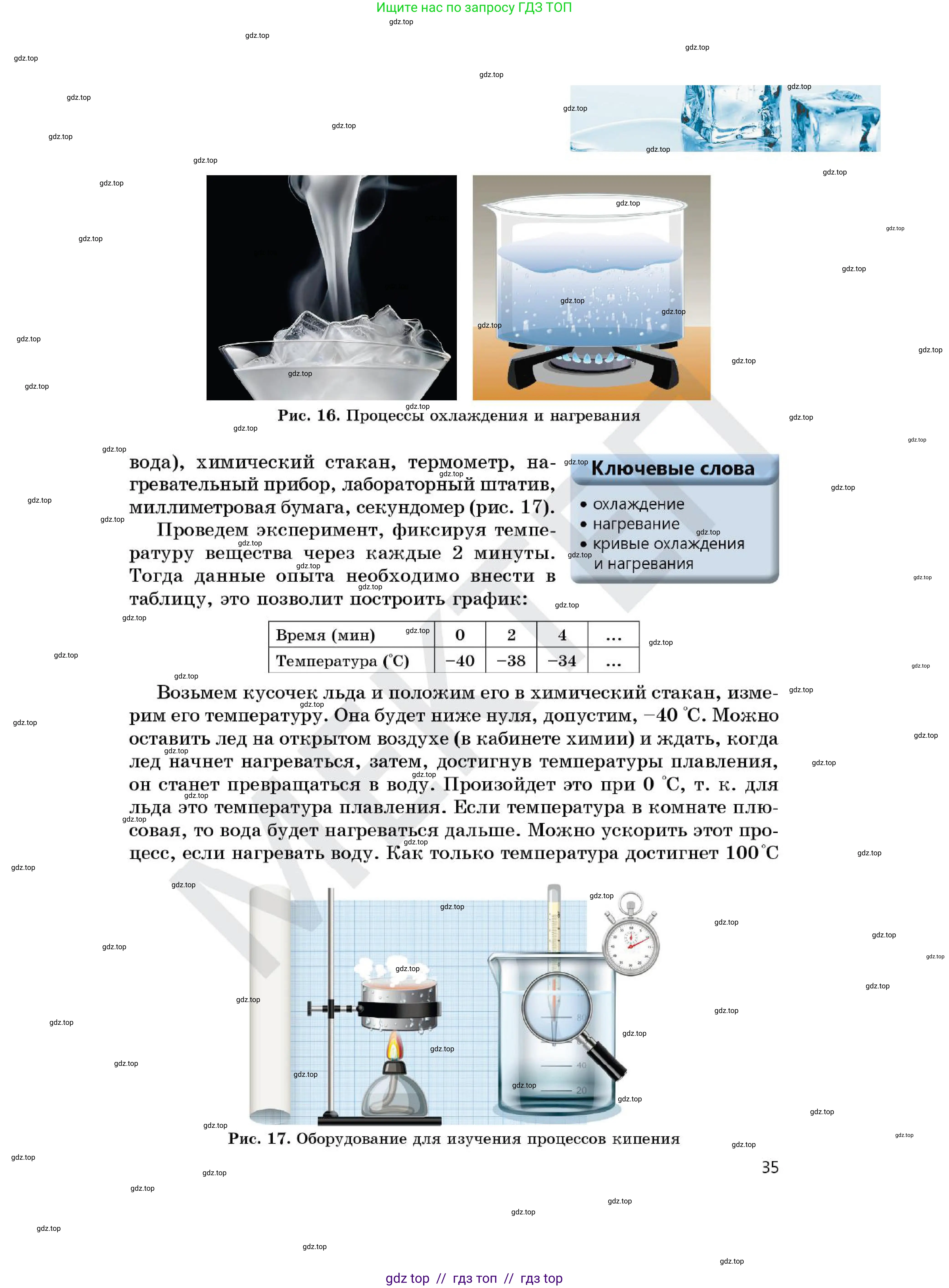 Химия, 7 класс Учебник, авторы: Оспанова Мейрамкуль Кабылбековна, Аухадиева Кырмызы Сейсенбековна, Белоусова Татьяна Геннадьевна, издательство Мектеп, Алматы, 2017, страница 35