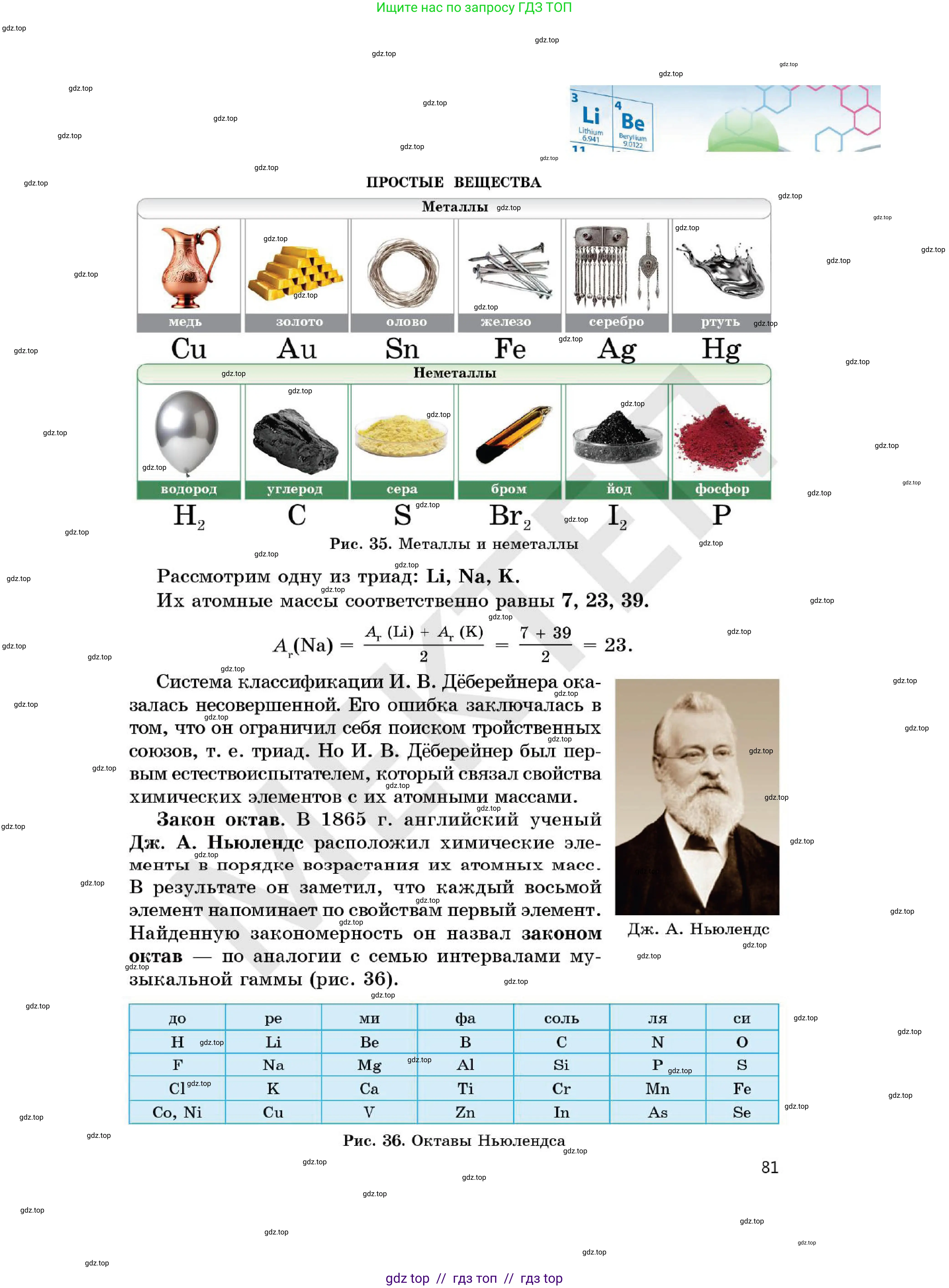 Химия, 7 класс Учебник, авторы: Оспанова Мейрамкуль Кабылбековна, Аухадиева Кырмызы Сейсенбековна, Белоусова Татьяна Геннадьевна, издательство Мектеп, Алматы, 2017, страница 81