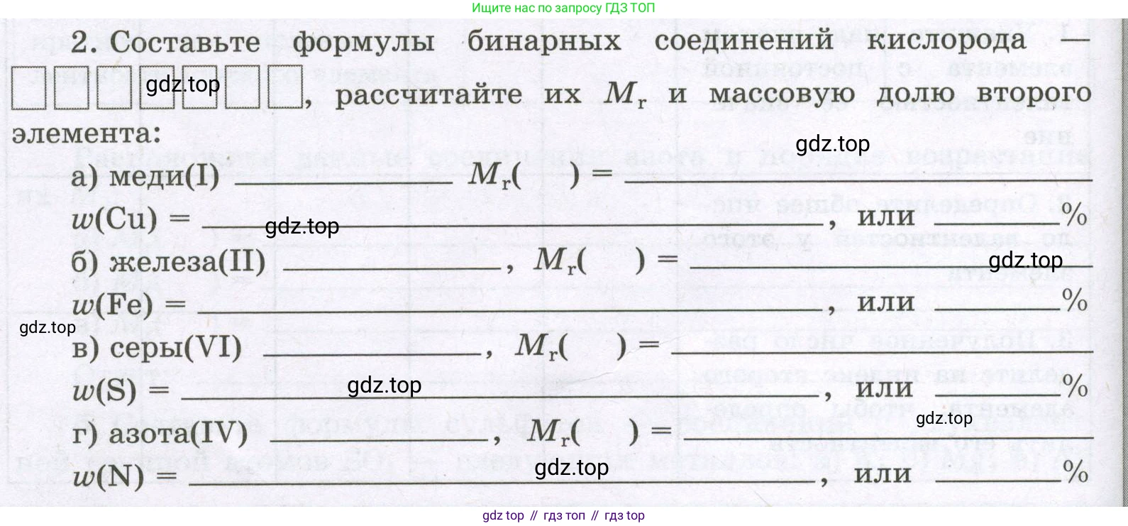 Химия, 8 класс рабочая тетрадь, авторы: Габриелян Олег Саргисович, Сладков Сергей Анатольевич, Остроумов Игорь Геннадьевич, издательство Просвещение, Москва, 2023, белого цвета, страница 36, номер 2, Условие