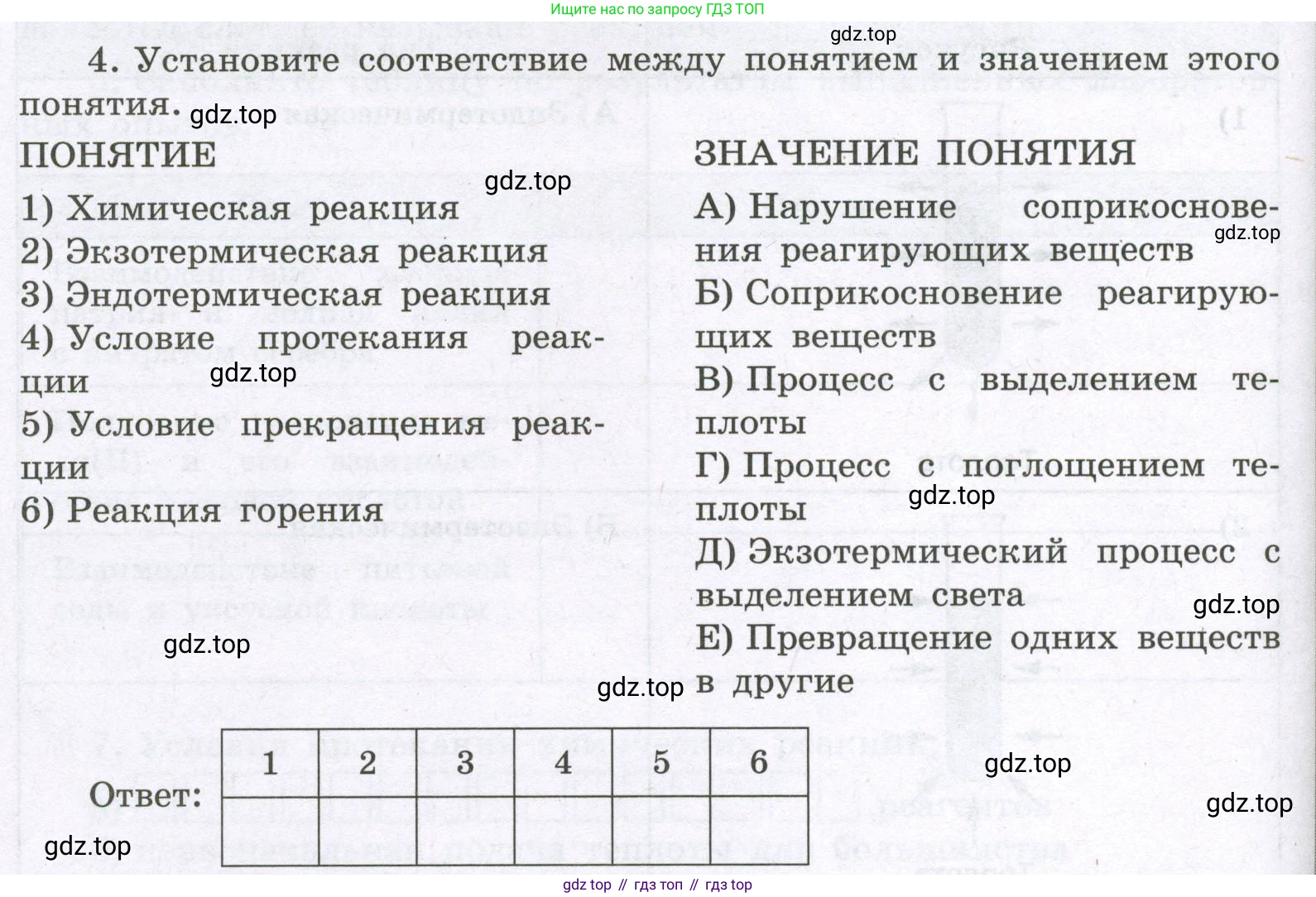 Химия, 8 класс рабочая тетрадь, авторы: Габриелян Олег Саргисович, Сладков Сергей Анатольевич, Остроумов Игорь Геннадьевич, издательство Просвещение, Москва, 2023, белого цвета, страница 40, номер 4, Условие