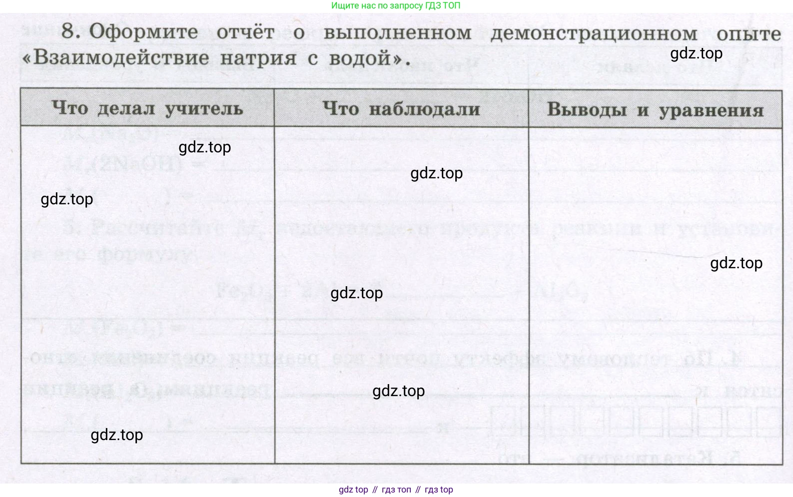 Химия, 8 класс рабочая тетрадь, авторы: Габриелян Олег Саргисович, Сладков Сергей Анатольевич, Остроумов Игорь Геннадьевич, издательство Просвещение, Москва, 2023, белого цвета, страница 46, номер 8, Условие