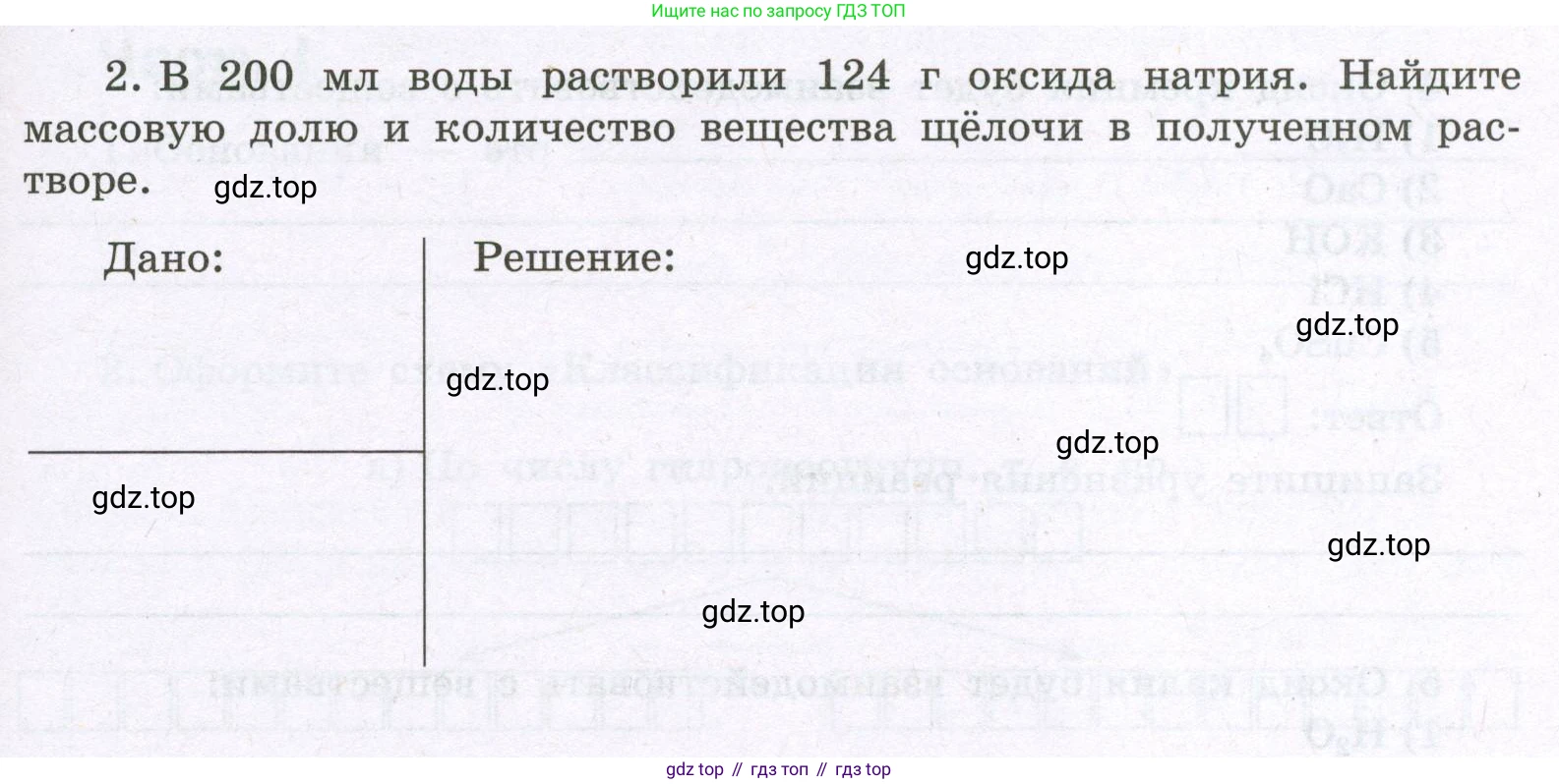 Химия, 8 класс рабочая тетрадь, авторы: Габриелян Олег Саргисович, Сладков Сергей Анатольевич, Остроумов Игорь Геннадьевич, издательство Просвещение, Москва, 2023, белого цвета, страница 89, номер 2, Условие