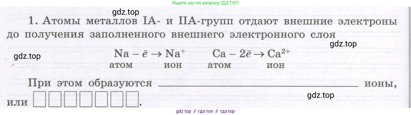 Химия, 8 класс рабочая тетрадь, авторы: Габриелян Олег Саргисович, Сладков Сергей Анатольевич, Остроумов Игорь Геннадьевич, издательство Просвещение, Москва, 2023, белого цвета, страница 128, номер 1, Условие