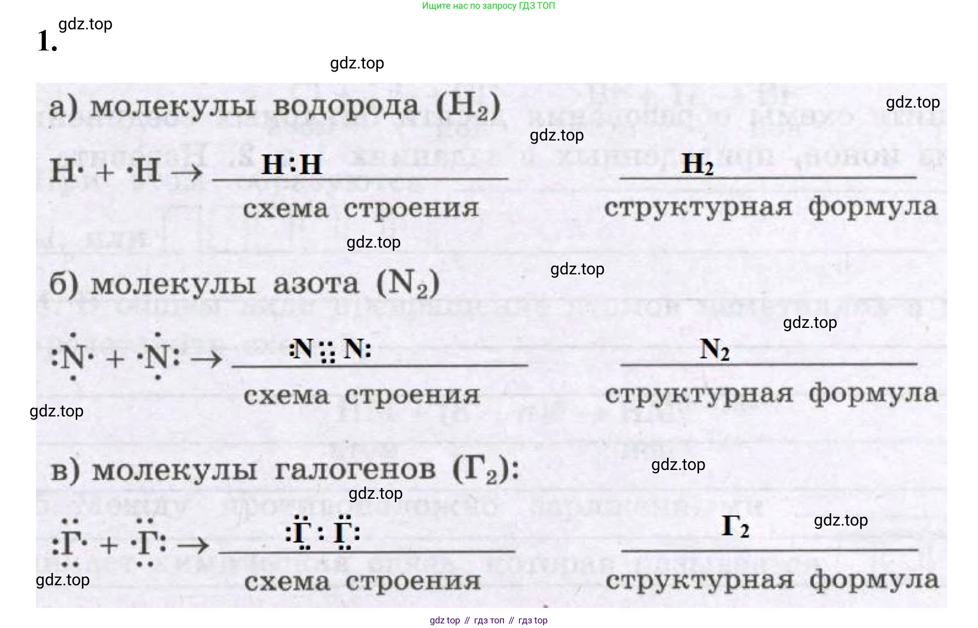 Химия, 8 класс рабочая тетрадь, авторы: Габриелян Олег Саргисович, Сладков Сергей Анатольевич, Остроумов Игорь Геннадьевич, издательство Просвещение, Москва, 2023, белого цвета, страница 130, номер 1, Решение