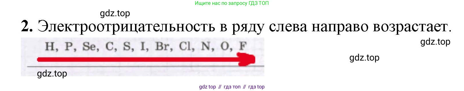 Химия, 8 класс рабочая тетрадь, авторы: Габриелян Олег Саргисович, Сладков Сергей Анатольевич, Остроумов Игорь Геннадьевич, издательство Просвещение, Москва, 2023, белого цвета, страница 134, номер 2, Решение