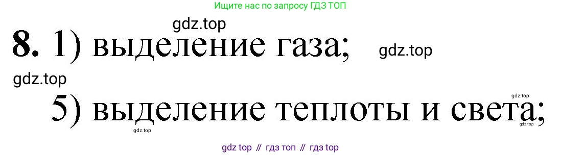 ГДЗ Химия, 8 класс Проверочные и контрольные работы, авторы: Габриелян Олег Саргисович, Лысова Галина Георгиевна, издательство Просвещение, Москва, 2023, белого цвета, страница 28, номер 8, Решение