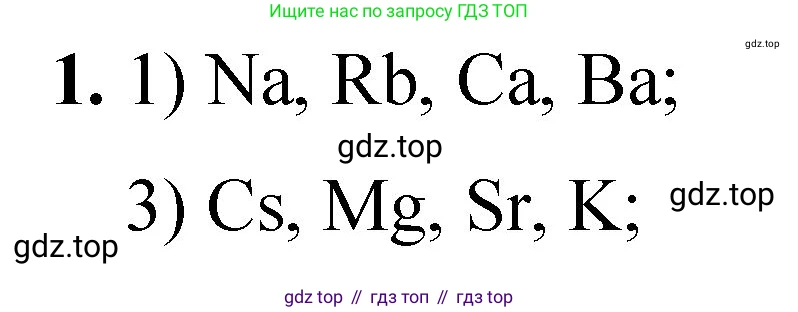 ГДЗ Химия, 8 класс Проверочные и контрольные работы, авторы: Габриелян Олег Саргисович, Лысова Галина Георгиевна, издательство Просвещение, Москва, 2023, белого цвета, страница 97, номер 1, Решение