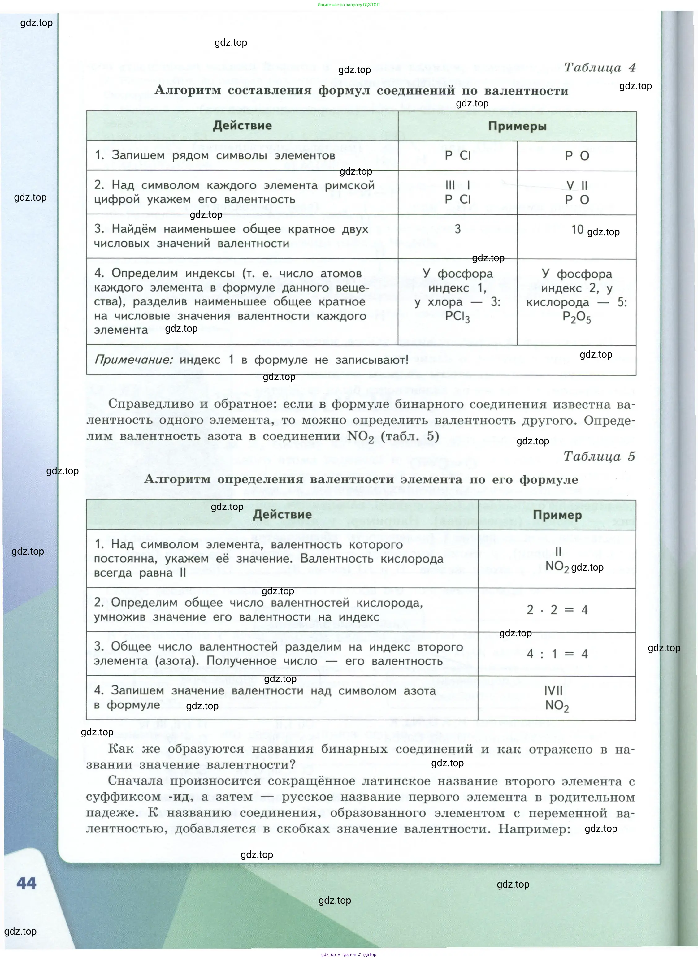 Химия, 8 класс Учебник, авторы: Габриелян Олег Саргисович, Остроумов Игорь Геннадьевич, Сладков Сергей Анатольевич, издательство Просвещение, Москва, 2023, белого цвета, страница 44