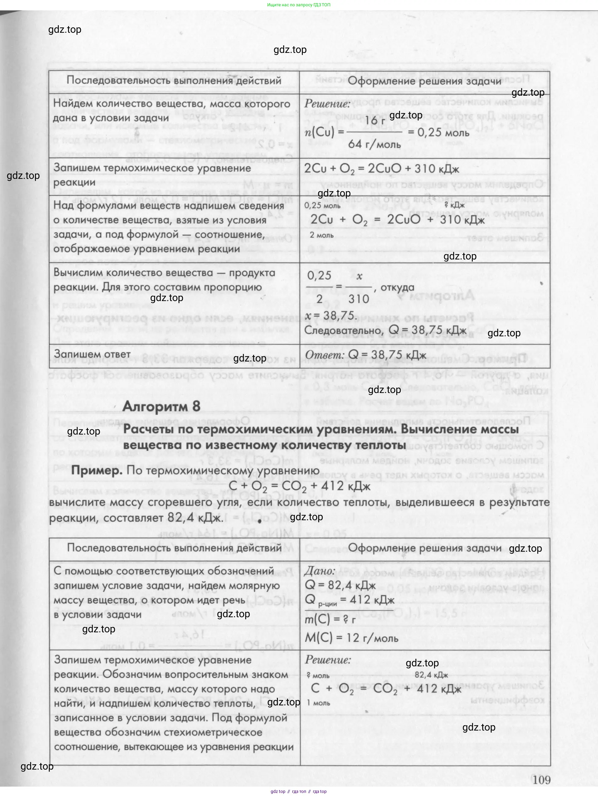 Химия, 8 класс Задачник, авторы: Кузнецова Нинель Евгеньевна, Левкин Антон Николаевич, издательство Вентана-граф, Москва, 2014, бирюзового цвета, страница 109