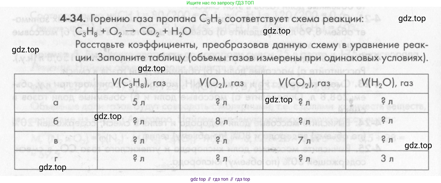 ГДЗ Химия, 8 класс Задачник, авторы: Кузнецова Нинель Евгеньевна, Левкин Антон Николаевич, издательство Вентана-граф, Москва, 2014, бирюзового цвета, страница 46, номер 4-34, Условие