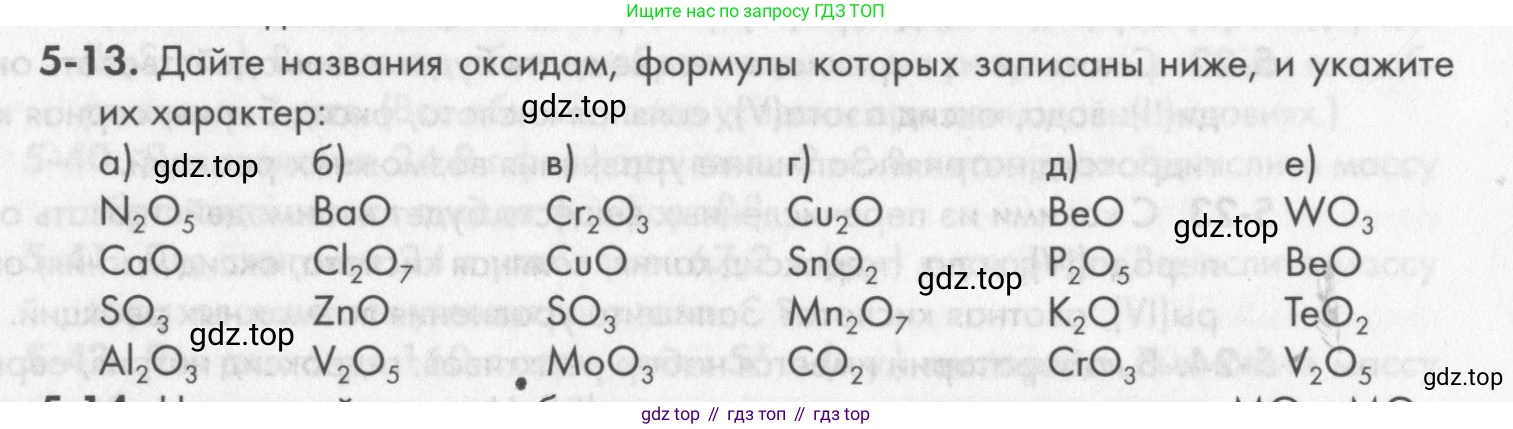 ГДЗ Химия, 8 класс Задачник, авторы: Кузнецова Нинель Евгеньевна, Левкин Антон Николаевич, издательство Вентана-граф, Москва, 2014, бирюзового цвета, страница 55, номер 5-13, Условие