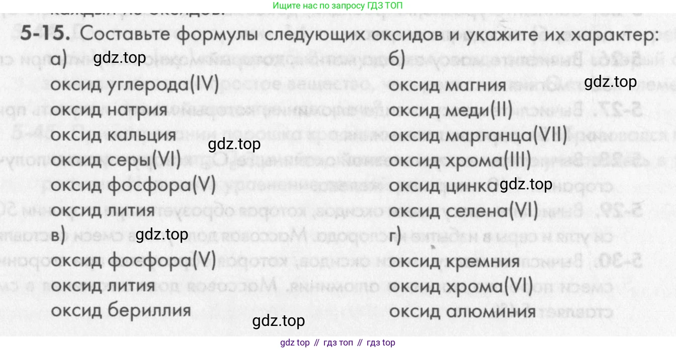 ГДЗ Химия, 8 класс Задачник, авторы: Кузнецова Нинель Евгеньевна, Левкин Антон Николаевич, издательство Вентана-граф, Москва, 2014, бирюзового цвета, страница 55, номер 5-15, Условие