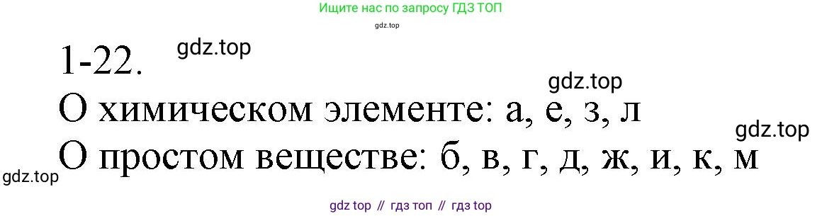 ГДЗ Химия, 8 класс Задачник, авторы: Кузнецова Нинель Евгеньевна, Левкин Антон Николаевич, издательство Вентана-граф, Москва, 2014, бирюзового цвета, страница 8, номер 1-22, Решение