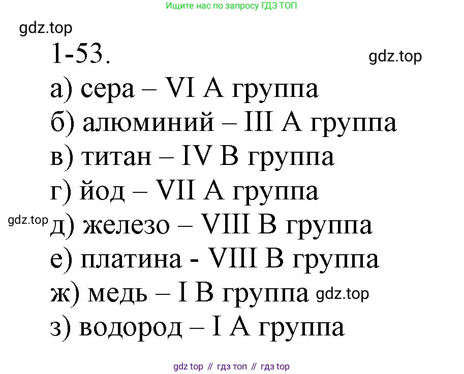ГДЗ Химия, 8 класс Задачник, авторы: Кузнецова Нинель Евгеньевна, Левкин Антон Николаевич, издательство Вентана-граф, Москва, 2014, бирюзового цвета, страница 12, номер 1-53, Решение