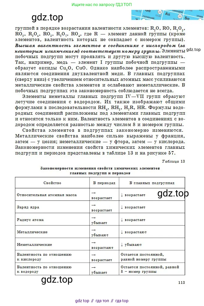 Химия, 8 класс Учебник, авторы: Оспанова Мейрамкуль Кабылбековна, Аухадиева Кырмызы Сейсенбековна, Белоусова Татьяна Геннадьевна, издательство Мектеп, Алматы, 2018, радужного цвета, страница 113