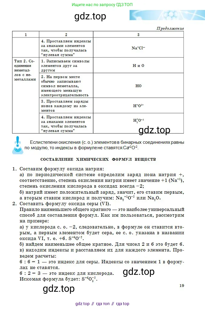 Химия, 8 класс Учебник, авторы: Оспанова Мейрамкуль Кабылбековна, Аухадиева Кырмызы Сейсенбековна, Белоусова Татьяна Геннадьевна, издательство Мектеп, Алматы, 2018, радужного цвета, страница 19