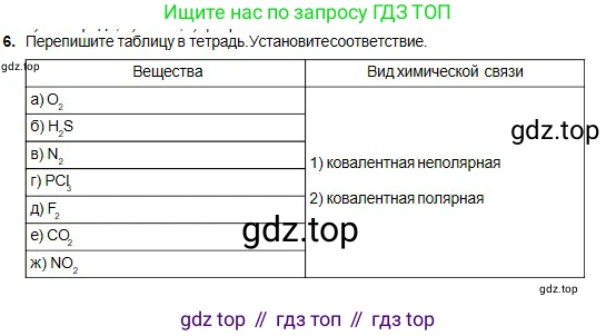 Химия, 8 класс Учебник, авторы: Оспанова Мейрамкуль Кабылбековна, Аухадиева Кырмызы Сейсенбековна, Белоусова Татьяна Геннадьевна, издательство Мектеп, Алматы, 2018, радужного цвета, страница 130, номер 6, Условие