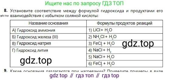 Химия, 8 класс Учебник, авторы: Оспанова Мейрамкуль Кабылбековна, Аухадиева Кырмызы Сейсенбековна, Белоусова Татьяна Геннадьевна, издательство Мектеп, Алматы, 2018, радужного цвета, страница 167, номер 8, Условие