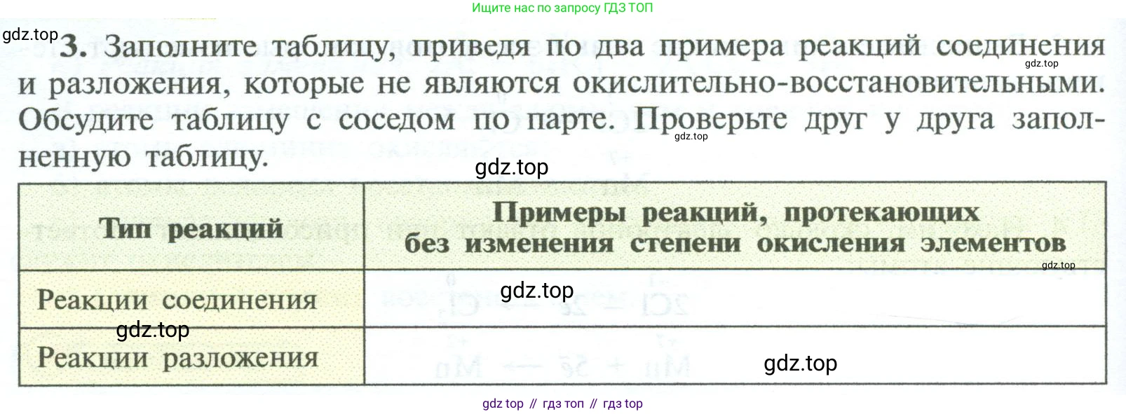 ГДЗ Химия, 8 класс Учебник, авторы: Рудзитис Гунтис Екабович, Фельдман Фриц Генрихович, издательство Просвещение, Москва, 2023, страница 218, номер 3, Условие 2023